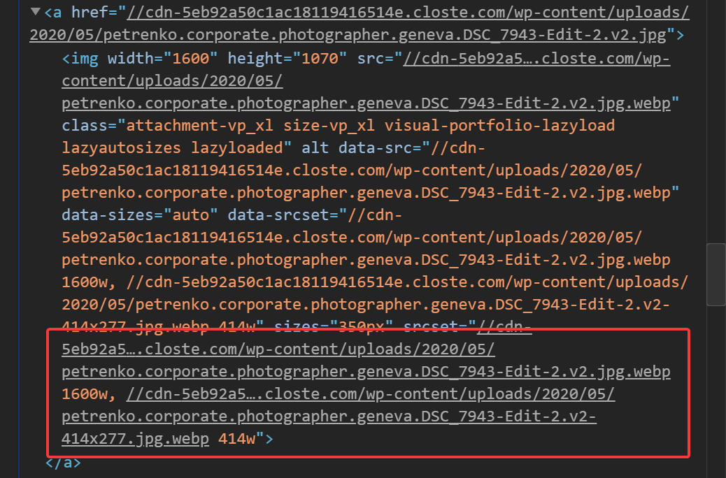 srcset lazy loading